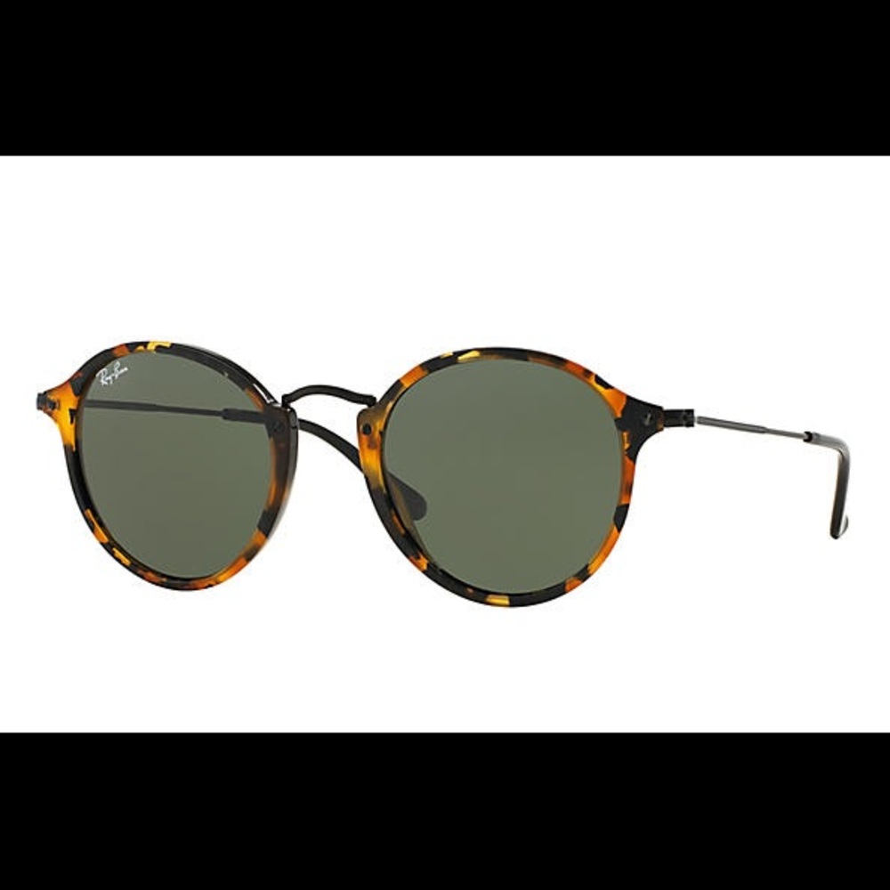 Ray Ban circle fleck tortoise shell sunglasses
